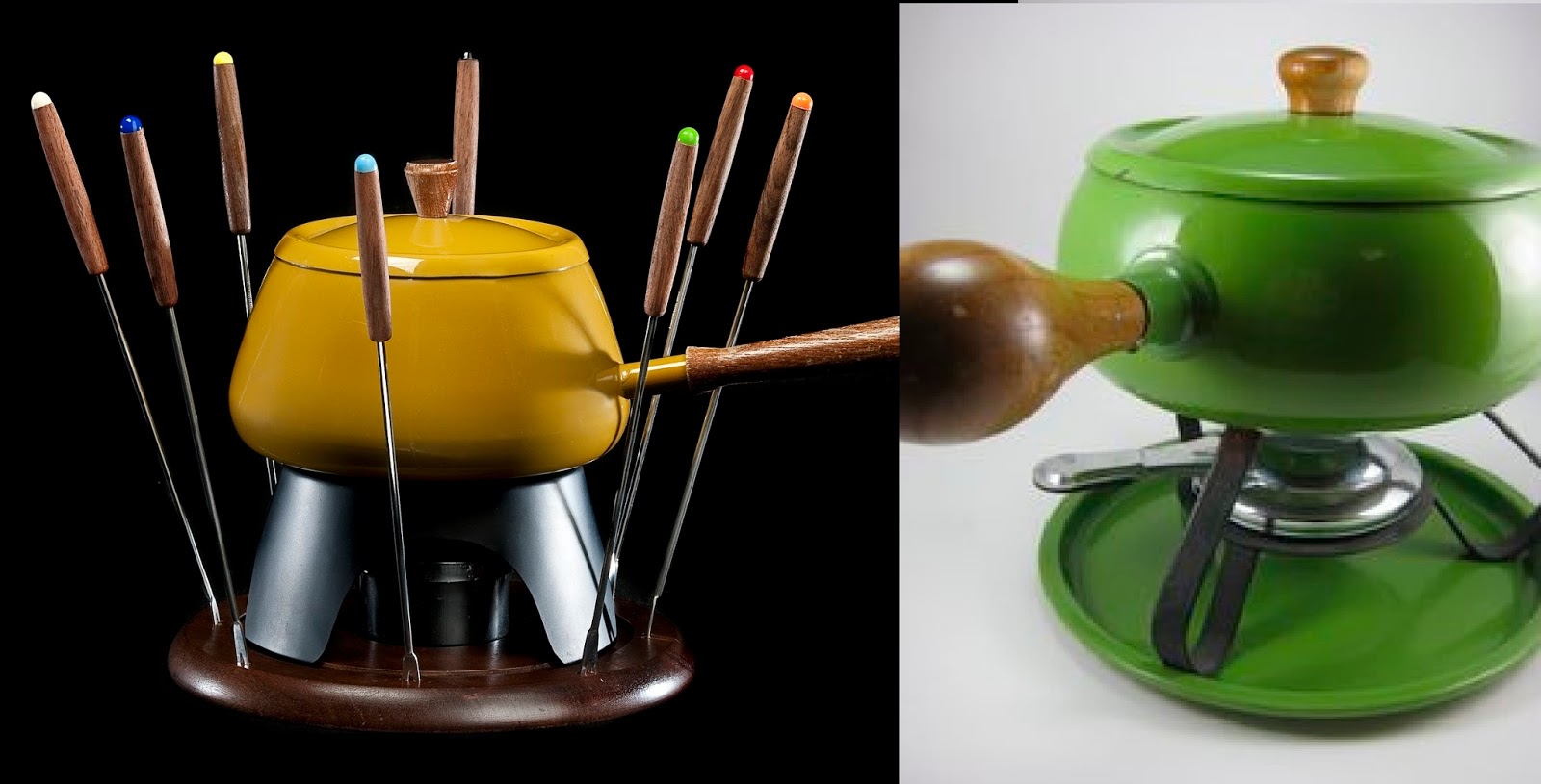 Harvest Gold Memories Fondue A Food Fad of the 1970's Created by the