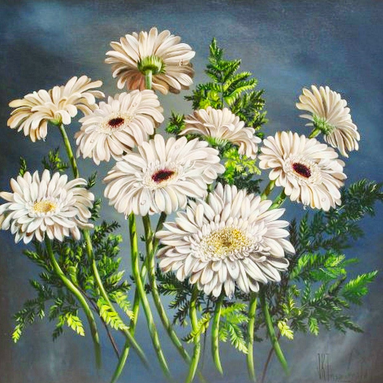 El arte es su máxima expresión : Cuadros de Flores Para la Sala