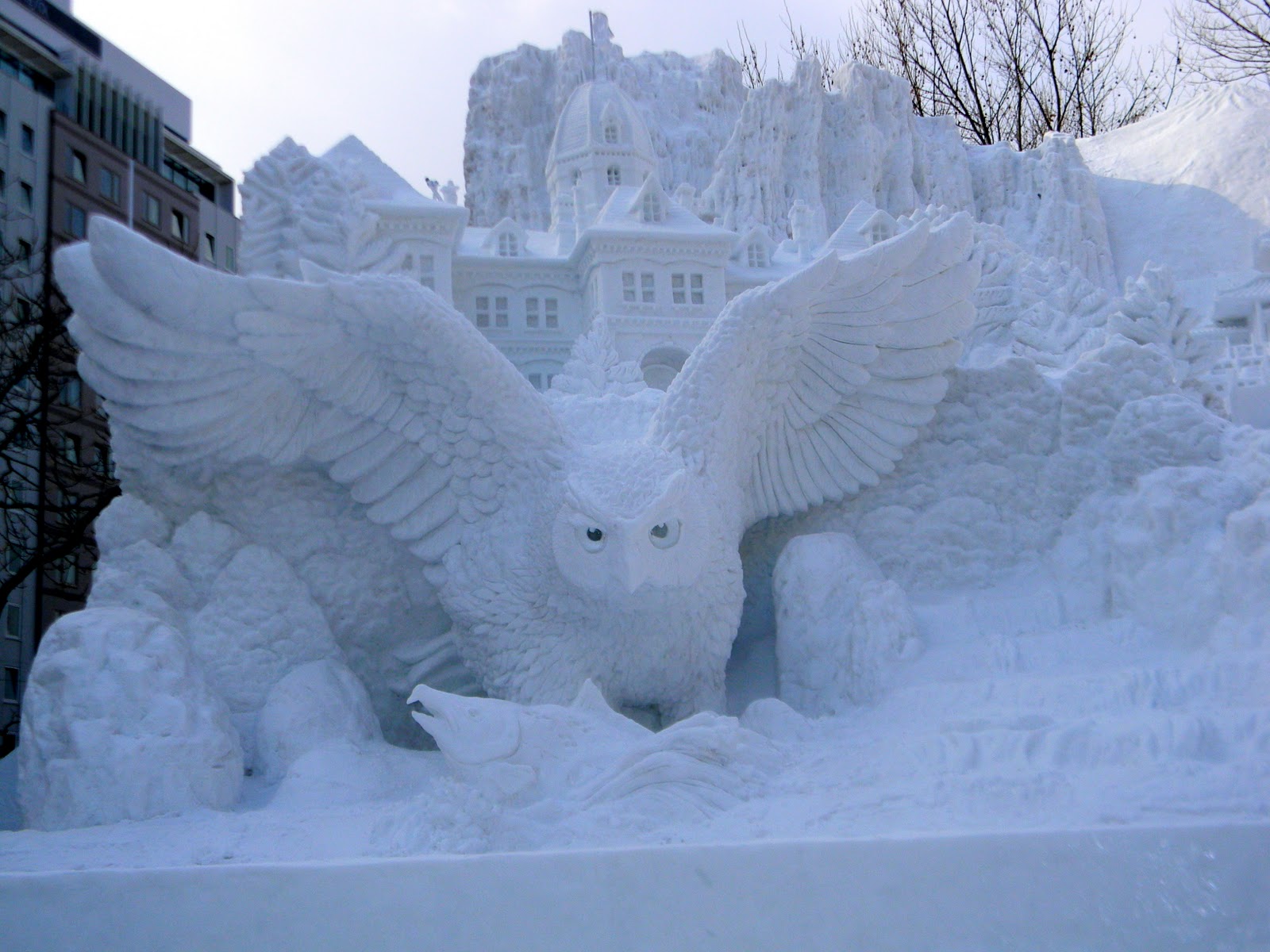 TsukubaDoobaDoo Sapporo Snow Festival More snow sculptures than you