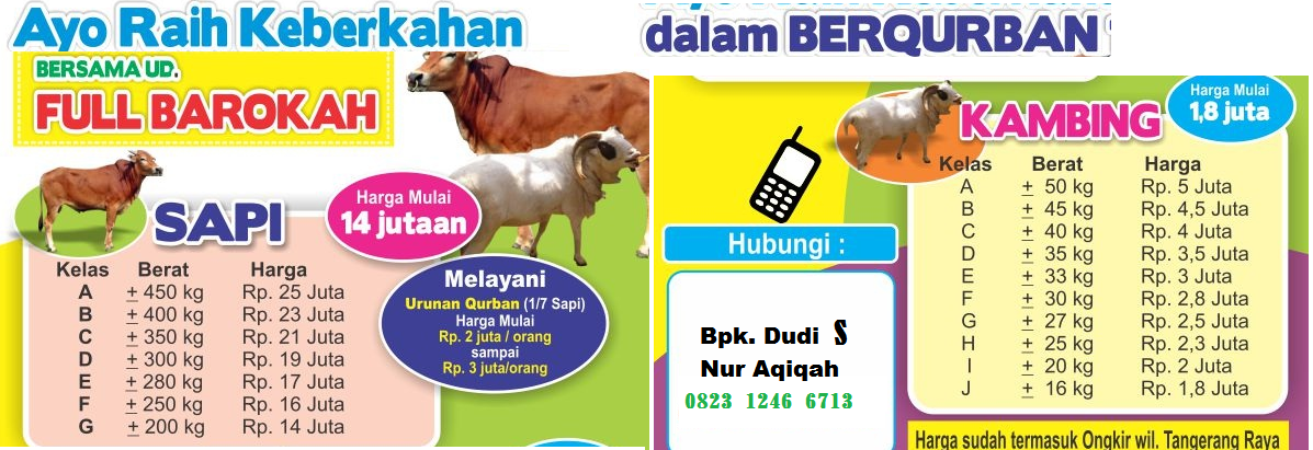 Harga Sapi Qurban 2018 Tangerang Hewan Qurban Tangerang