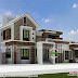 2552 square feet 4 bedroom modern mix roof house plan