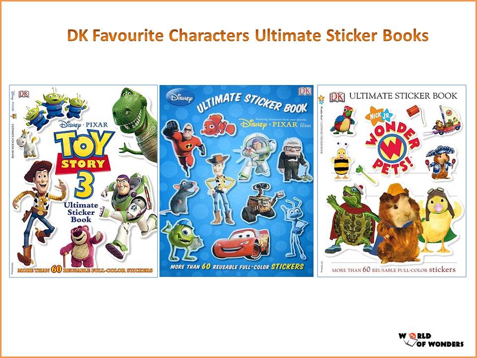World of Wonders DK Favourite Characters Ultimate Sticker Books