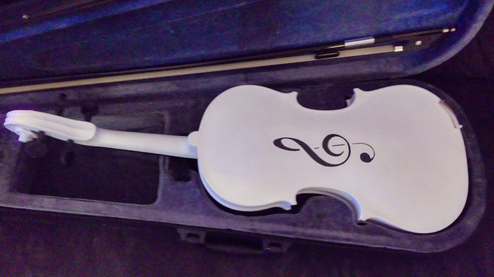 Airbrush violin-change colou