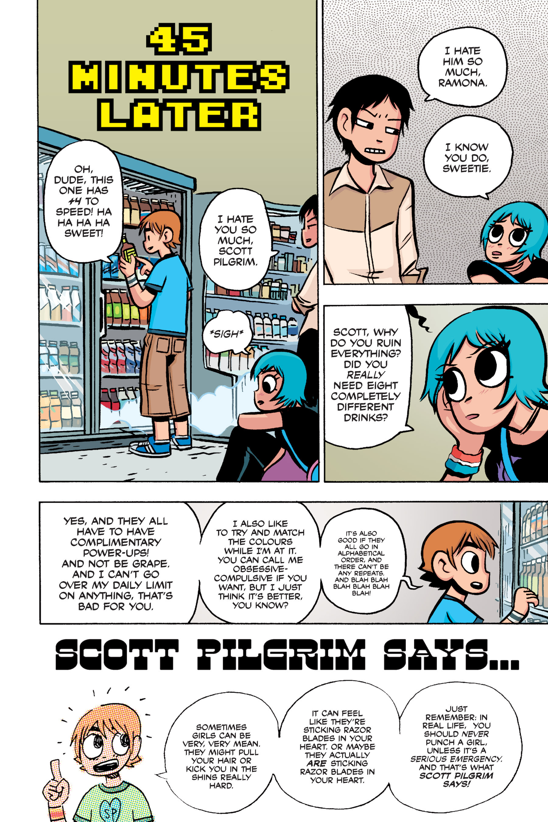 Read online Scott Pilgrim comic -  Issue #3 - 194