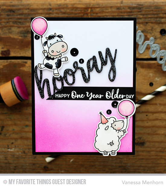 Handmade card by Vanessa Menhorn featuring products from My Favorite Things #mftstamps