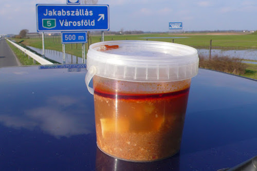 Filézett pontyhalászlé (Algyői Halászcsárda, Algyő)