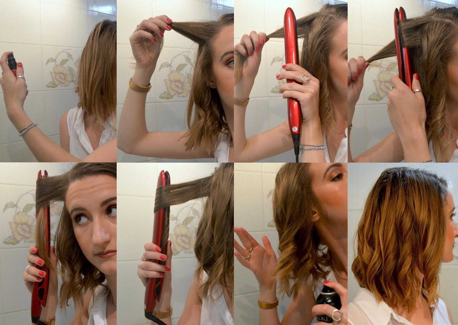 How To Curl Hair With A Flat Iron 