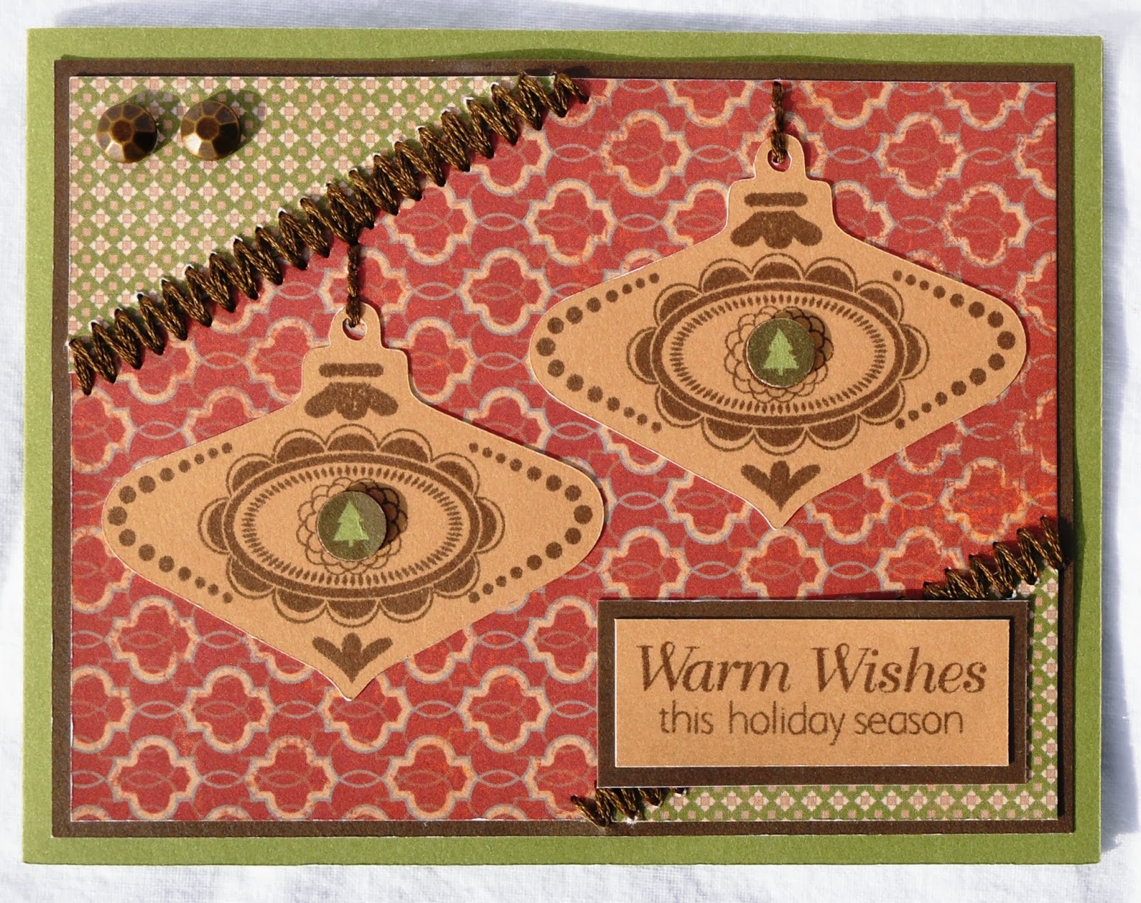 DAT'S My Style Warm Wishes Christmas Card