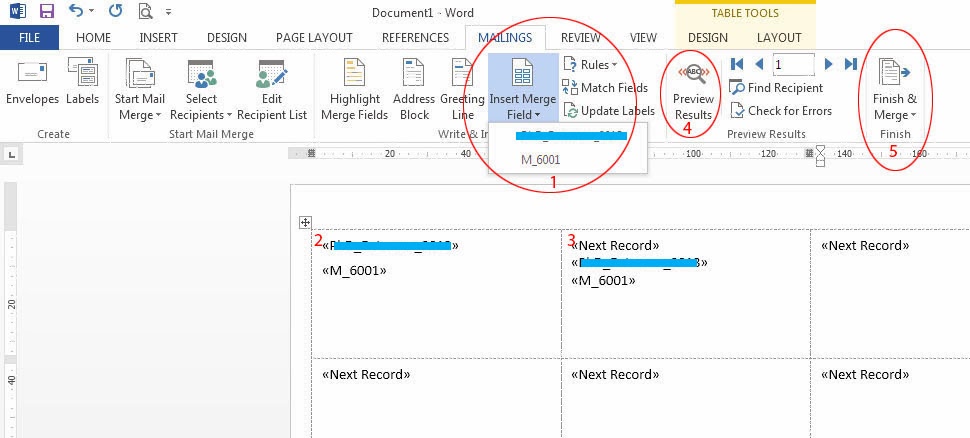 Kavithakal Creating Label Using Microsoft Word