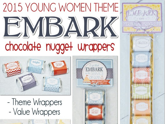 {NEW} 2015 YW Theme "EMBARK" Nugget Printables!