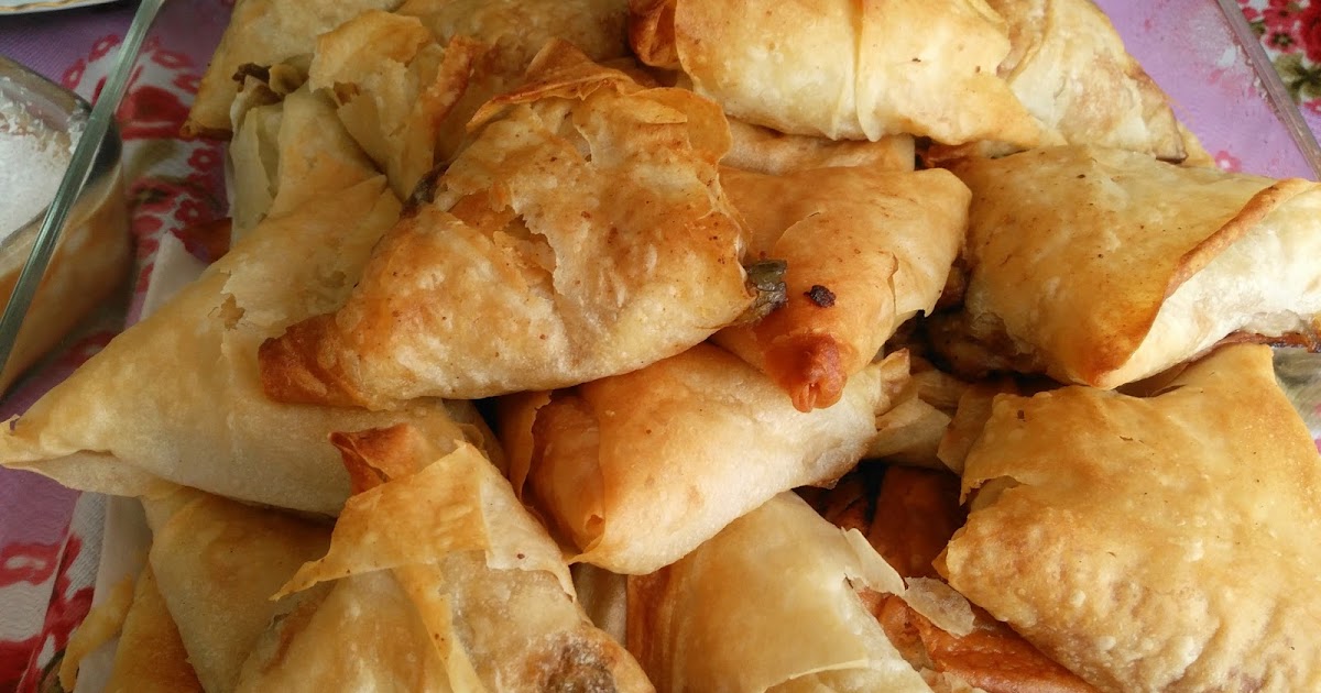 Akissmutfak Patlıcanlı Kıymalı Muska Börek (Hazır Yufka İle)
