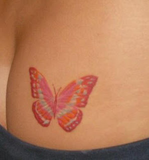 Butterfly Tattoo On Ass 33