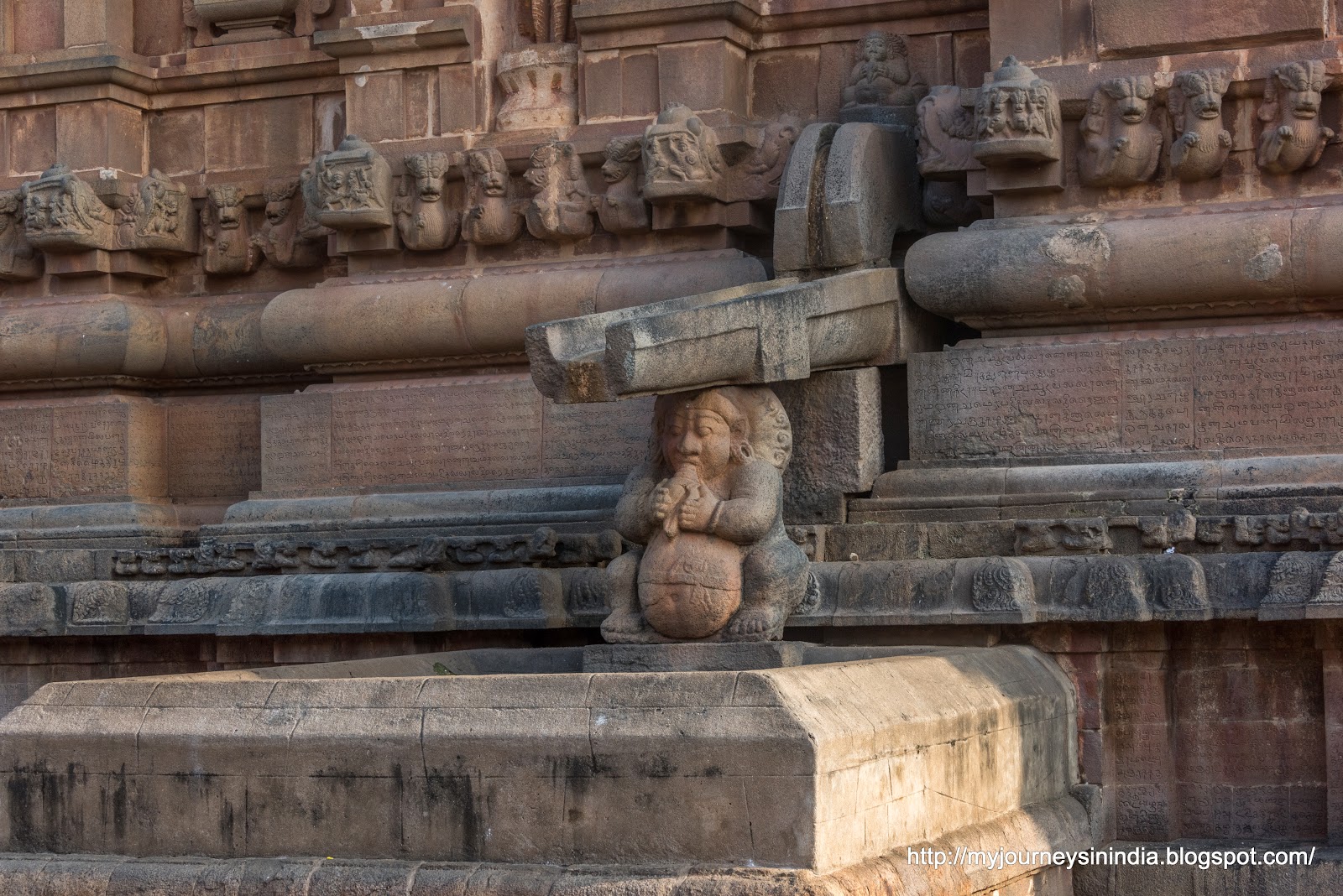 Thanjavur Brihadeeswarar Temple Spout View