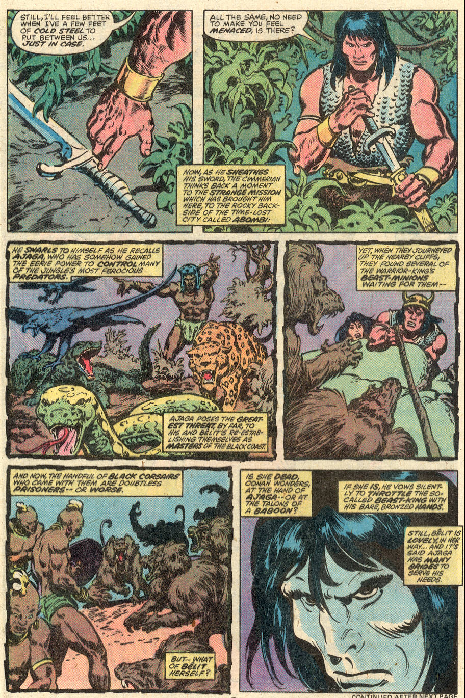 Read online Conan the Barbarian (1970) comic -  Issue #95 - 6