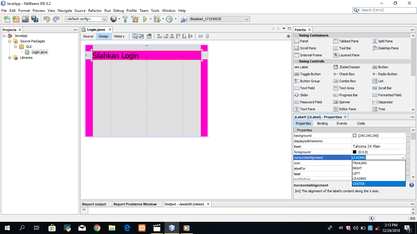 Cara Mengganti Warna Background Java Netbeans Ide Perpaduan Warna