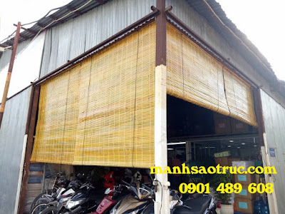 Mành tre trúc che nắng cho nhà xưởng