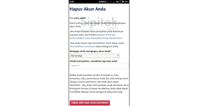 Cara Menghapus Akun Instagram Sementara dan Permanen Cara Menghapus Akun Instagram Sementara dan Permanen