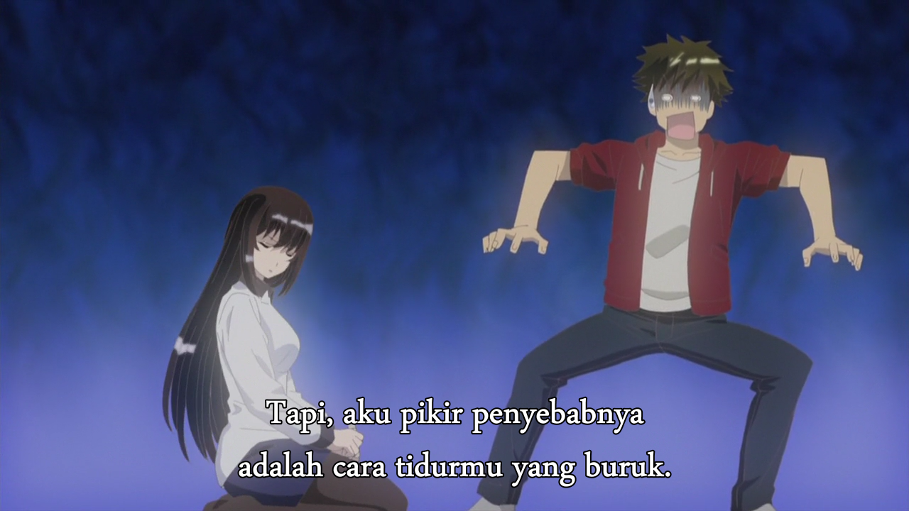 Joshi Ochi 2kai kara Onna no Ko ga Futte kita Episode 2 Subtitle Indonesia