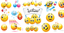 Cute emoticons