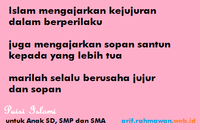 Gratis Unduh Gambar Puisi Islami Untuk Anak SD Smp Dan Sma Operator Sekolah Terkeren oleh Cikimm.com