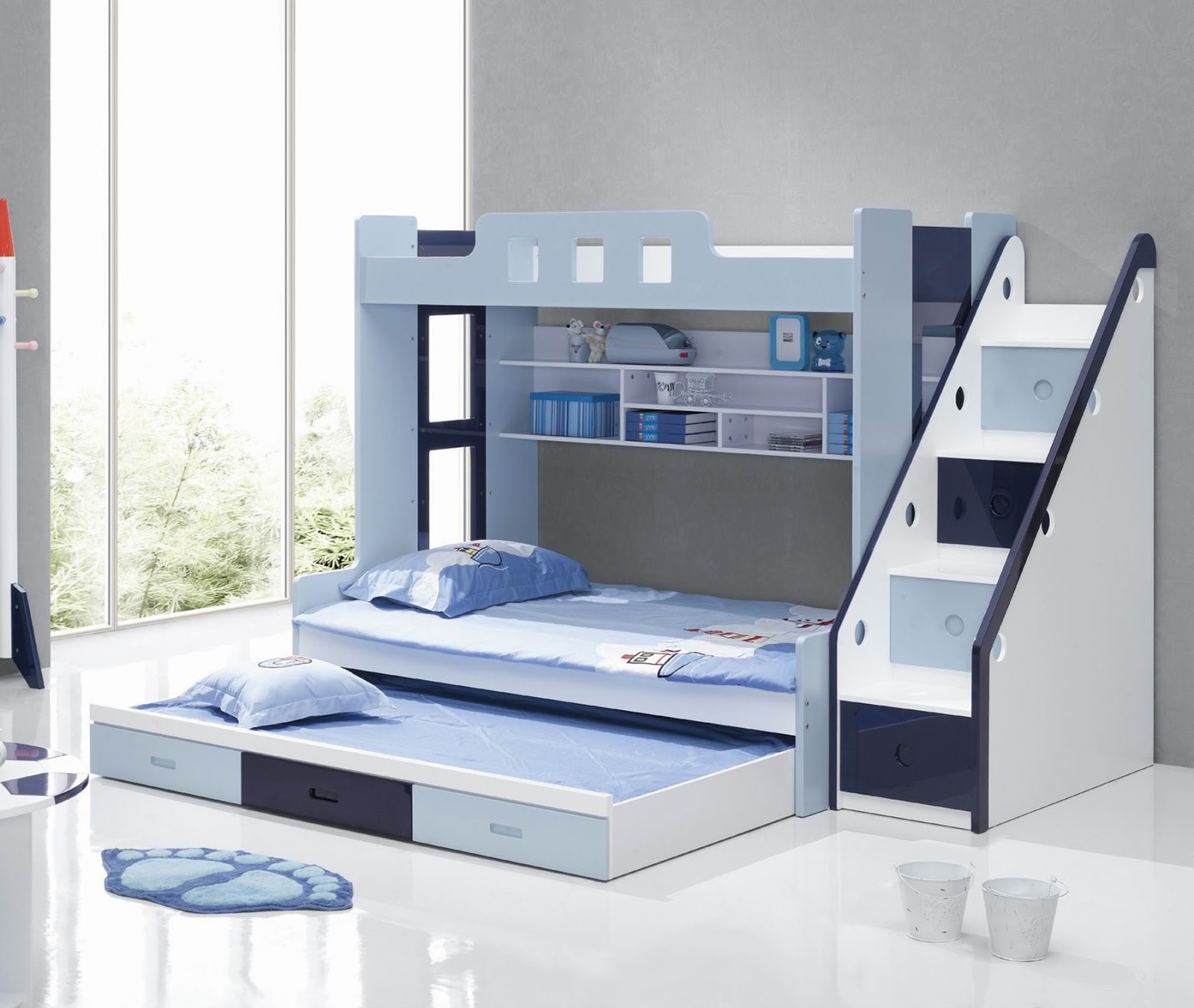 Bring Something that Really Simple with Modern Bunk Beds Luhomes
