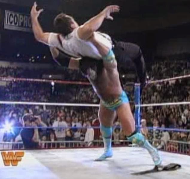 WWF / WWE ROYAL RUMBLE 1994: Razor Ramon defeated I.R.S with the Razor's Edge