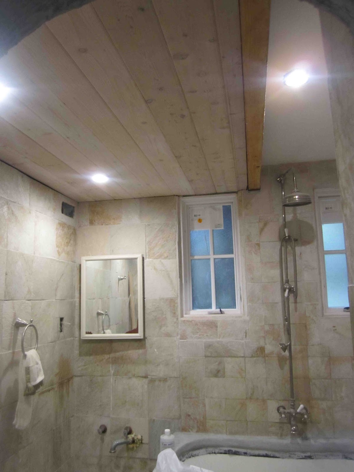 From Purdue to Provence: The Ceiling Is Going In....Plank by Plank