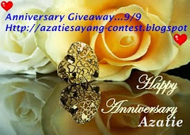 Anniversary Giveaway AzatieSayang (Pemenang Bertuah).