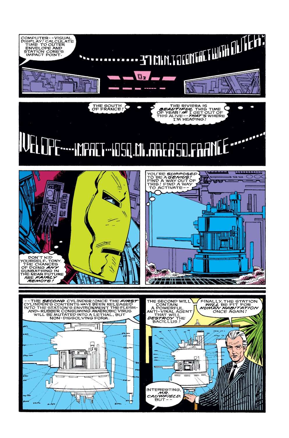 Read online Iron Man (1968) comic -  Issue #256 - 8