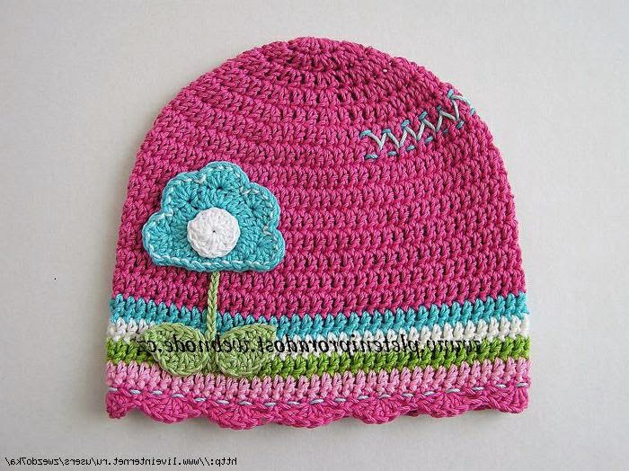 Как украсить вязаную шапку?  How to decorate a crochet & knitted cap?