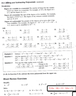 Slavens 8th grade math: September 2011