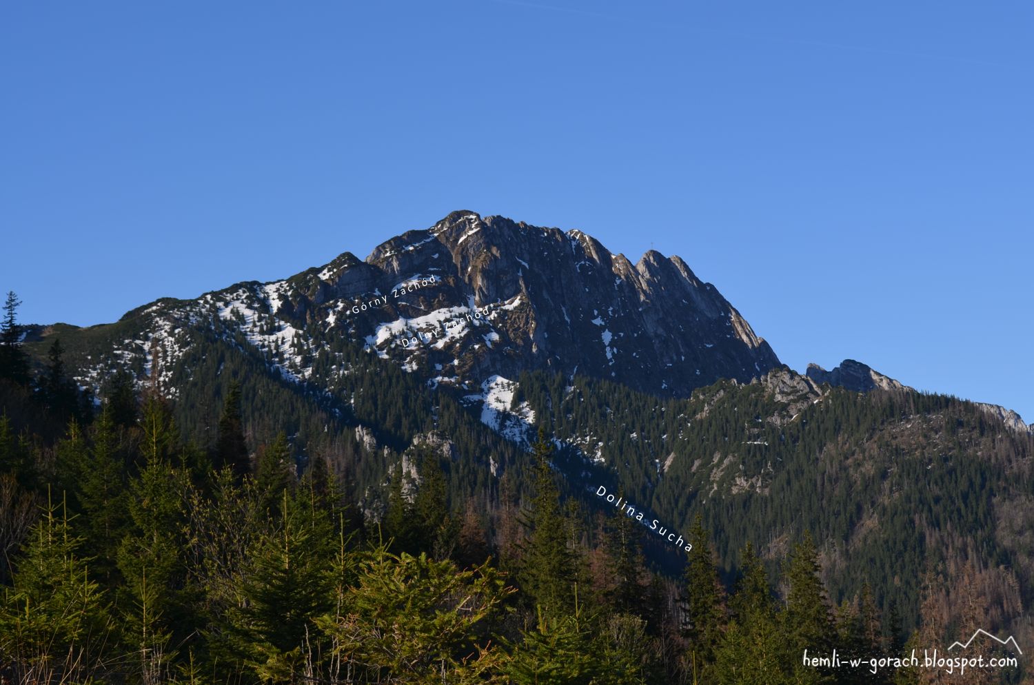 Góry według Hemli i Wojtusia Dolina Sucha