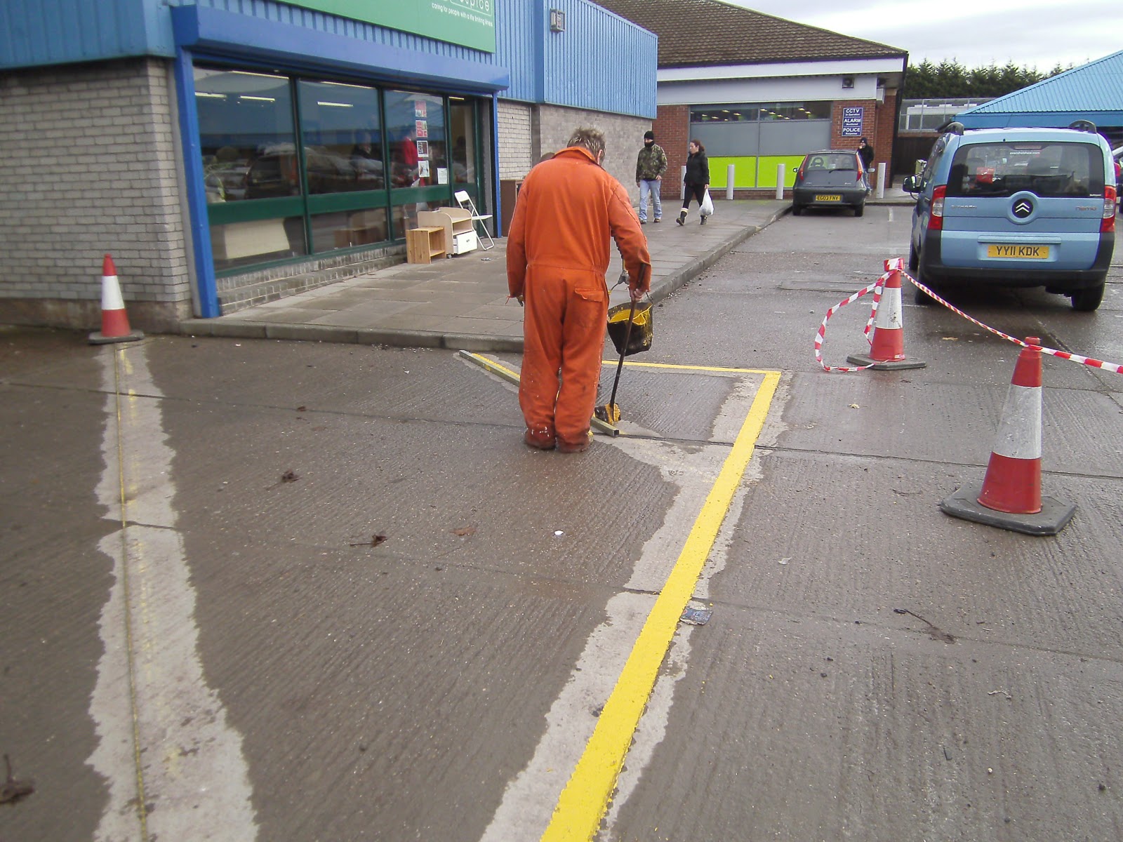 Floor Painters Ltd more thermoplastic line marking