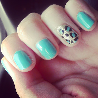 Mislaid Mind: Summer Cheetah Print Nails!