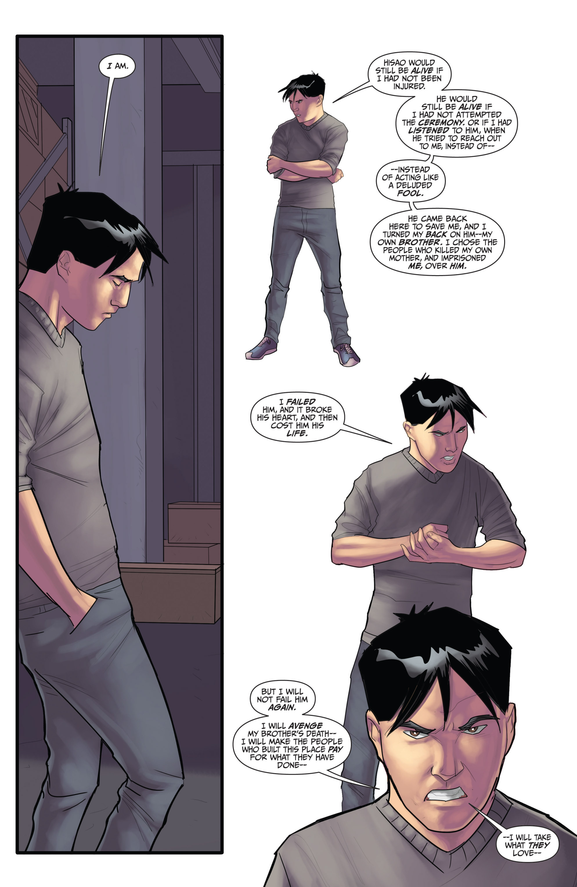 Read online Morning Glories comic -  Issue #34 - 17