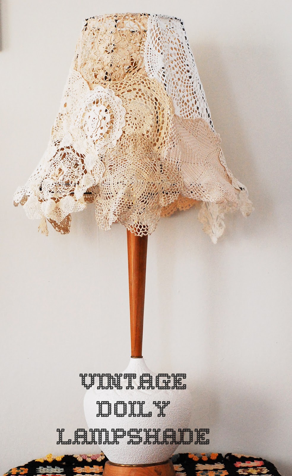 Maize Hutton: Vintage Doily Lampshade DIY