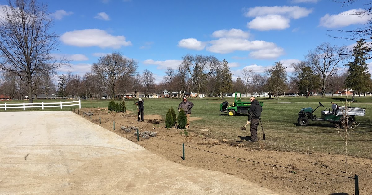 Findlay Country Club Grounds Department Landscaping installed