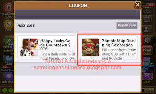 ZOMBIE MAP Event Coupon Code Free 1000 Diamonds Get Rich ZOMBIE MAP Event Coupon Code Free 1000 Diamond Get Rich Cover