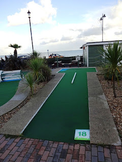 Crazy Golf course at Shanklin Seafront on the Isle of Wight