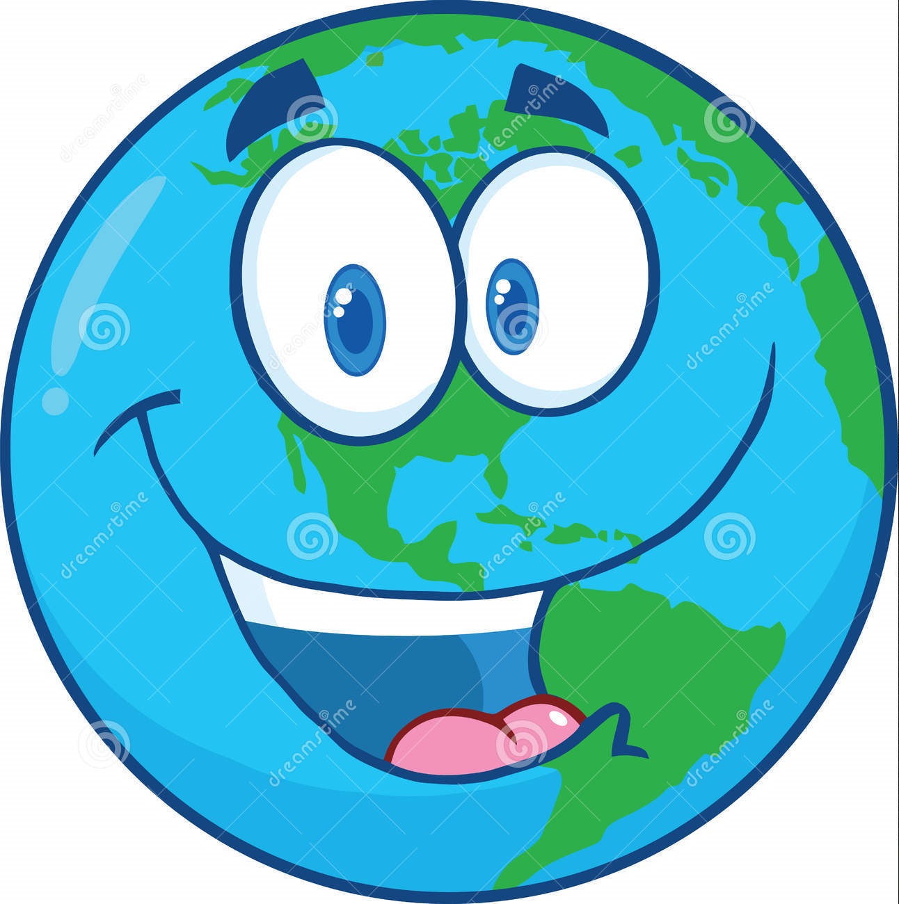 رسم كوكب الارض للاطفال