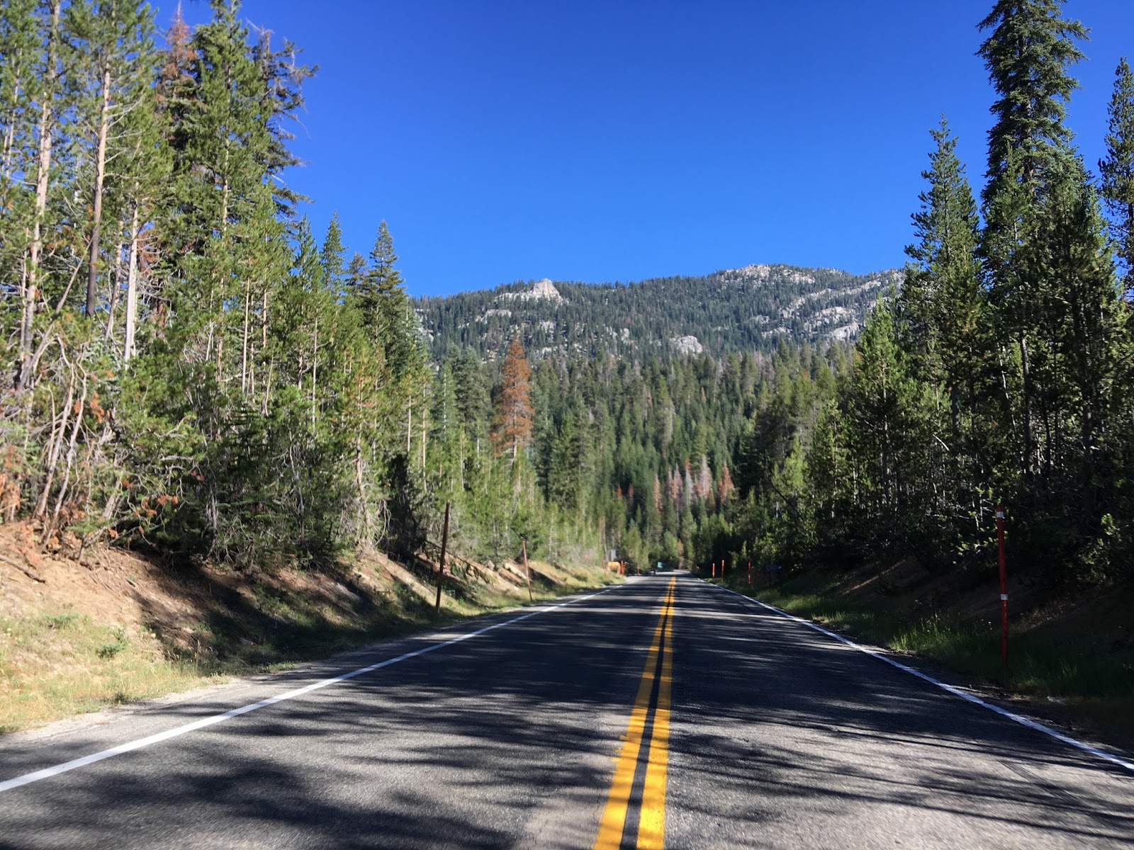 Tale of CA 168 West and the failed Piute Pass Highway; the climb to