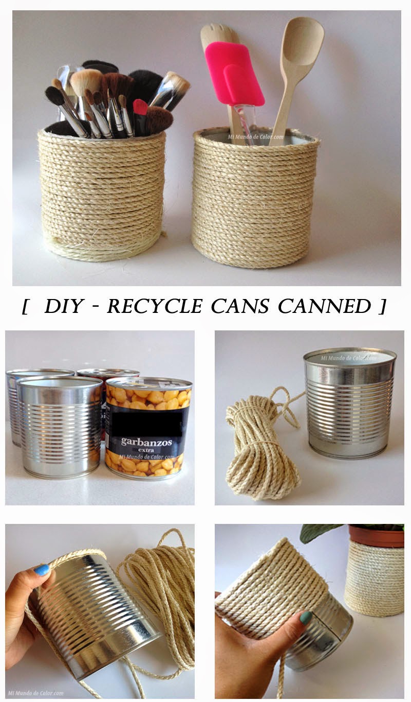 DIY | RECICLANDO BOTES DE CONSERVAS PARA DECORAR