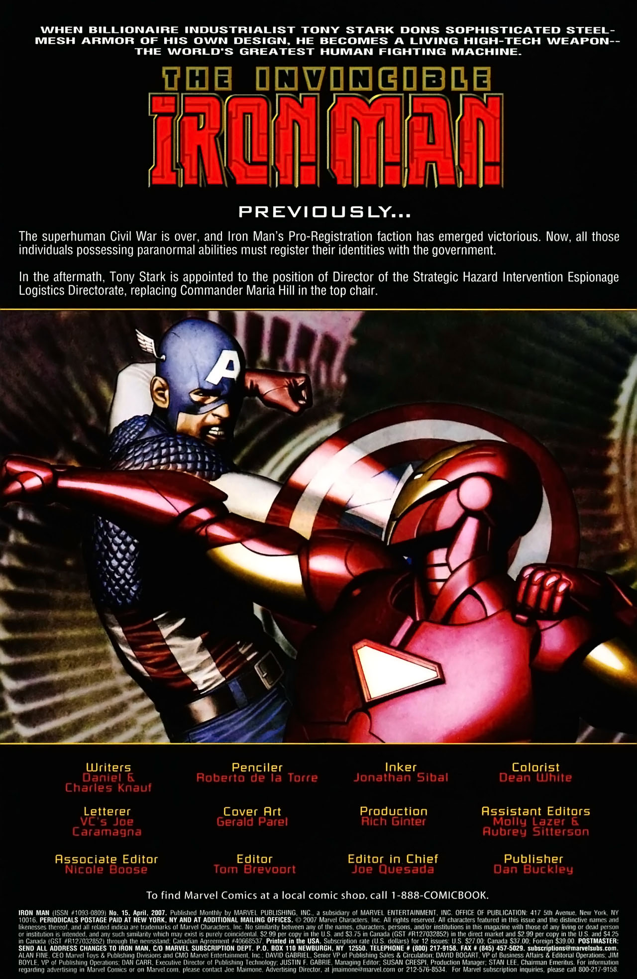 Read online Iron Man (2005) comic -  Issue #15 - 3