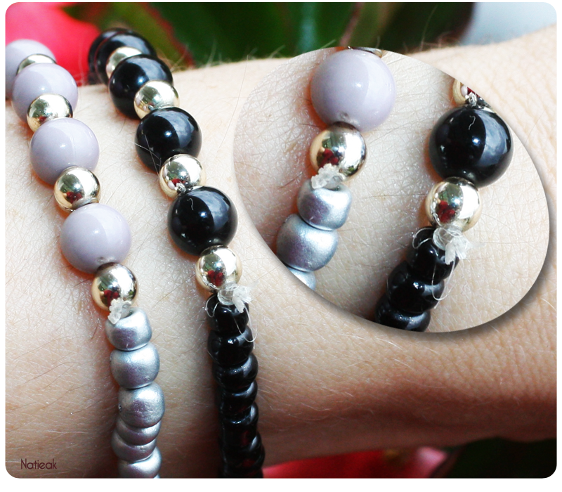 finition bracelets perles de Félicia box