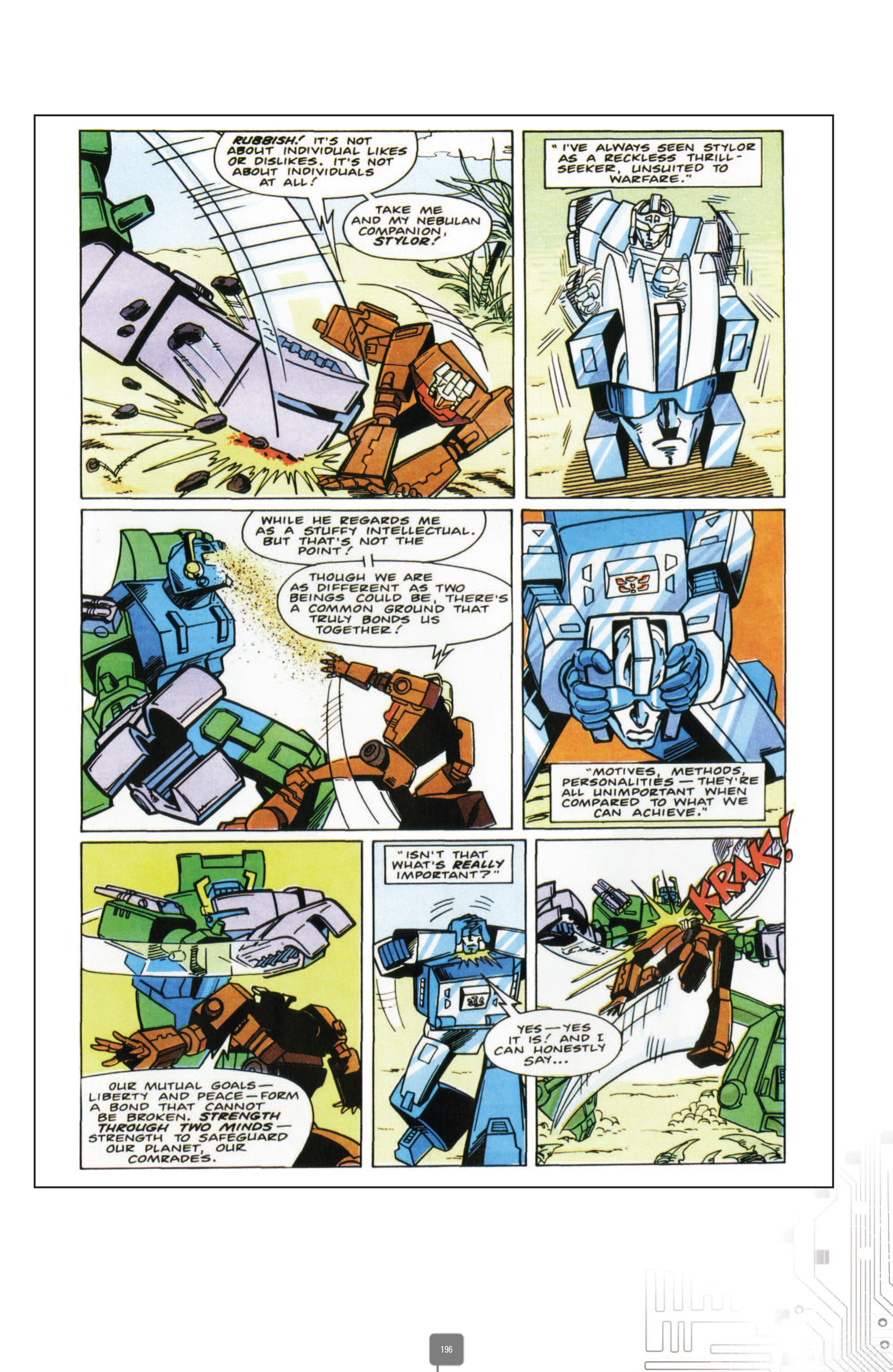 Read online The Transformers Classics UK comic -  Issue # TPB 4 - 196