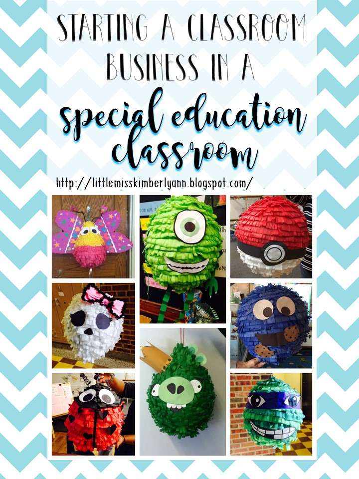 Little Miss Kim's Class Starting a Classroom Business in a Special Education Classroom