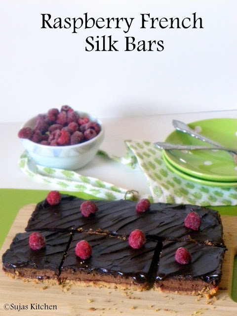 How to make Chocolate Raspberry silk bars