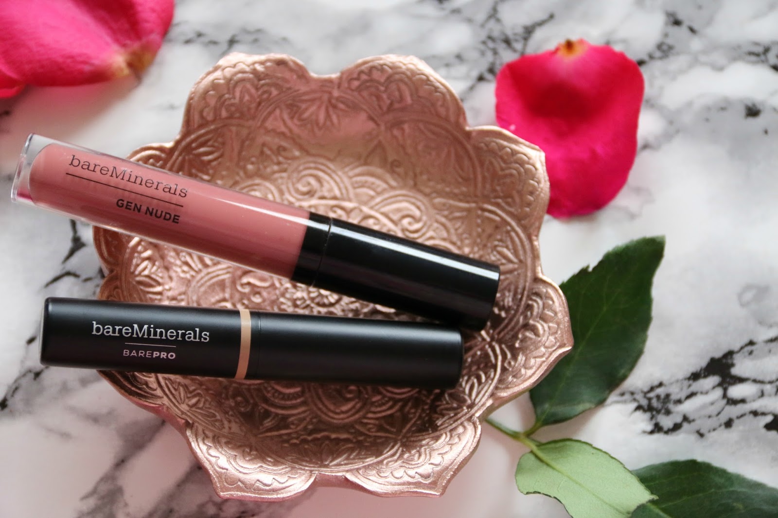 bareMinerals BAREPRO Concealer & GEN NUDE Lip Lacquer from World Duty Free Review