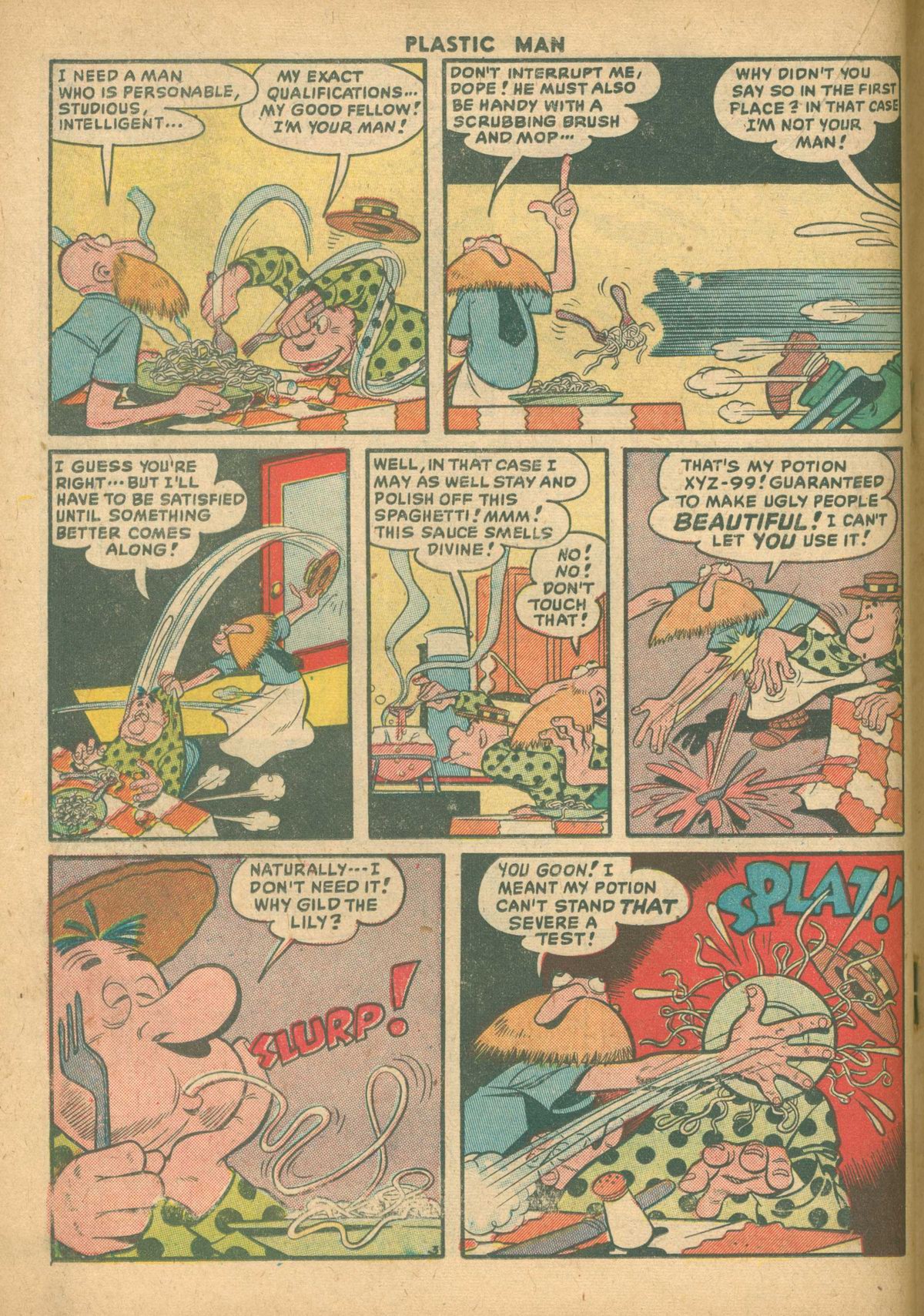 Read online Plastic Man (1943) comic -  Issue #21 - 18