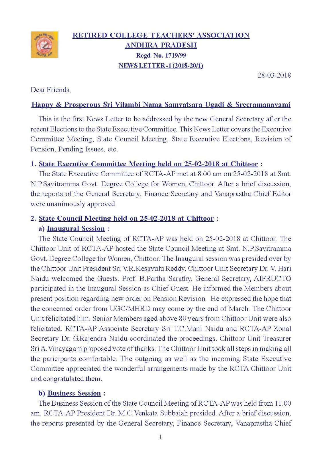retired college teachers association ap general secretary letters of retirement for teachers